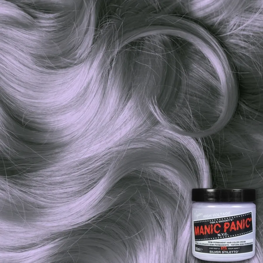 Manic Panic High Voltage Classic Silver Stiletto von