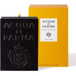 Acqua di Parma Home Collection Schwarze Cube Candle Ambra von Discount