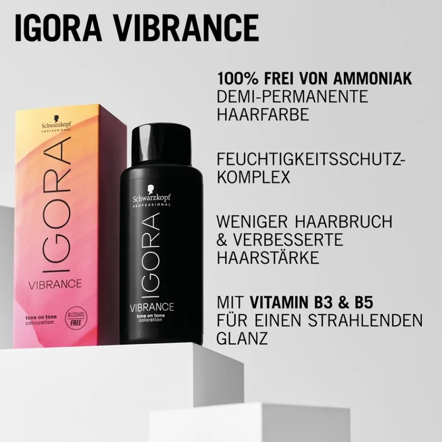Schwarzkopf Professional Igora Vibrance Tone On Tone Coloration Pastels von Clearance