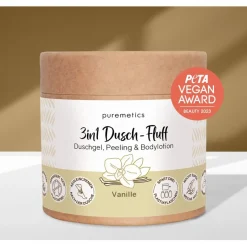 puremetics 3in1 Duschpflege Dusch-Fluff Vanille von