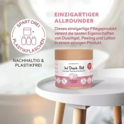 puremetics 3in1 Duschpflege Dusch-Fluff Frühlingsgarten von
