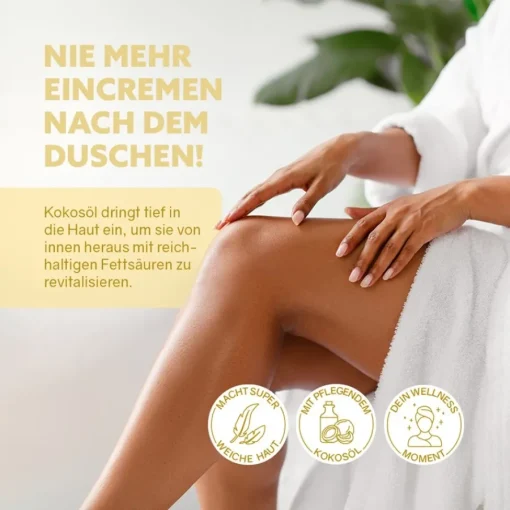 puremetics 3in1 Duschpflege Dusch-Fluff Zitrone Vanille von Hot
