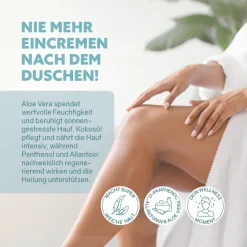 puremetics 3in1 Duschpflege Dusch-Fluff After Sun von New