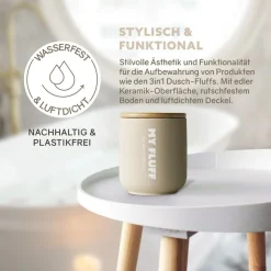 puremetics 3in1 Duschpflege Keramikgefäß Sand von New