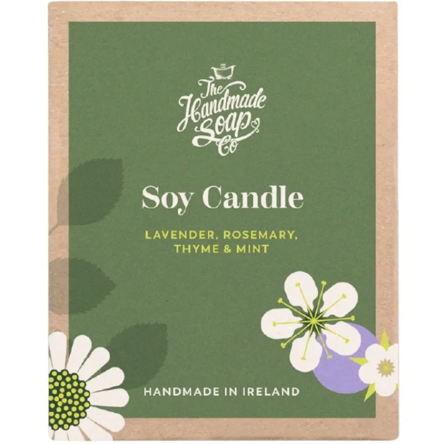 The Handmade Soap Lavender, Rosemary, Thyme & Mint Scented Soy Candle von