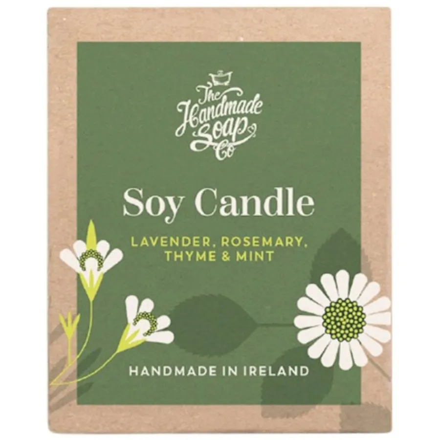 The Handmade Soap Lavender, Rosemary, Thyme & Mint Scented Soy Candle von