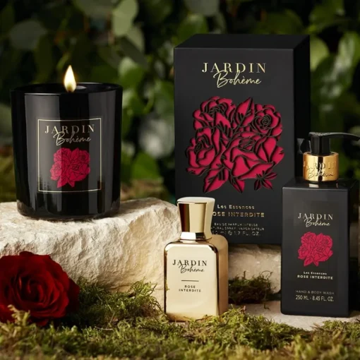 Jardin Bohu00E8me Les Essences Scented Candle Rose Interdite von Jardin Bohème Online