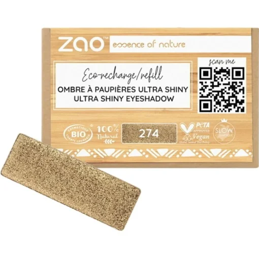Zao Lidschatten & Primer Ultra Shiny Eyeshadow Refill von Online
