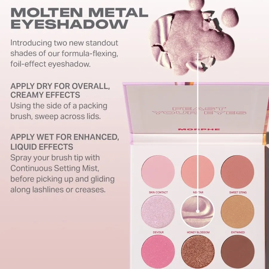 Morphe Lidschatten Forbidden Honey Eyeshadow Palette von