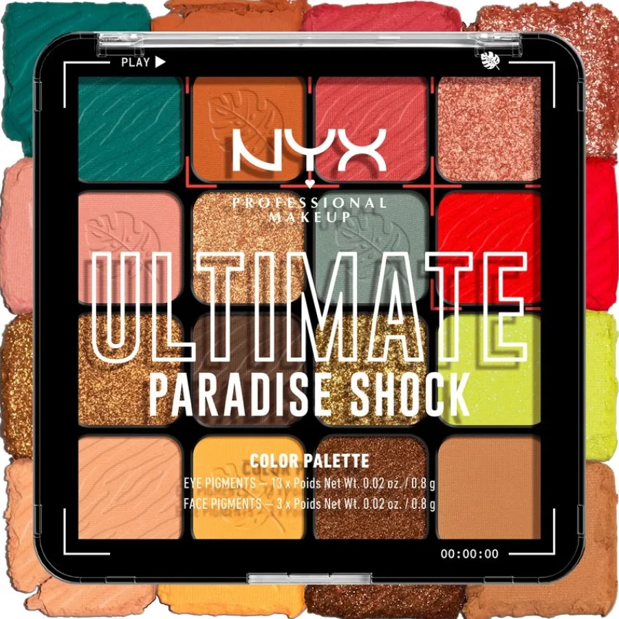 NYX Professional Makeup Lidschatten Ultimate Shadow Palette Paradise Shock von Sale