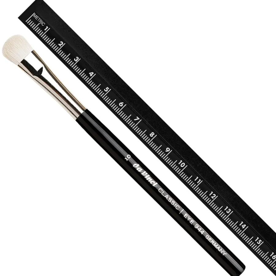 Da Vinci Lidschattenpinsel Blender/Lidschattenpinsel Weiße Ponyhaare von