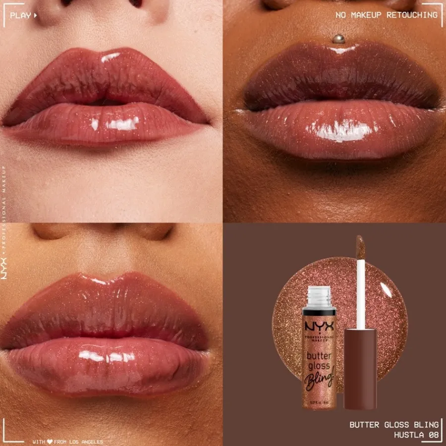 NYX Professional Makeup Lipgloss Butter Gloss Bling von Discount