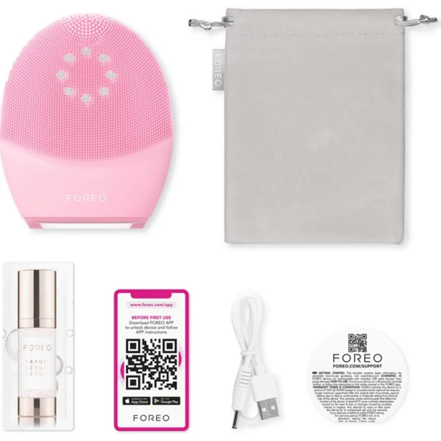 Foreo LUNA 4 Plus Normal Skin Thermo-Gesichtsreinigungsgerät mit NIR, rotem LED-Licht und Mikrostrom von