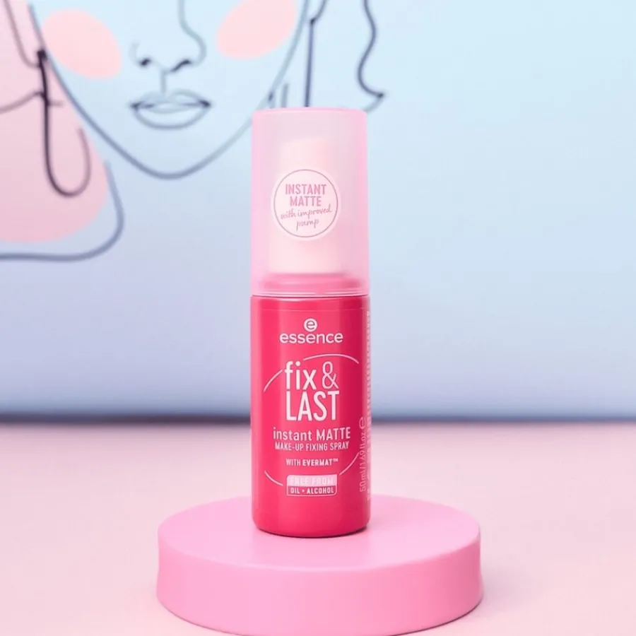 Essence Make-up Fix & Last Instant Matte Make-Up Fixing Spray von Discount