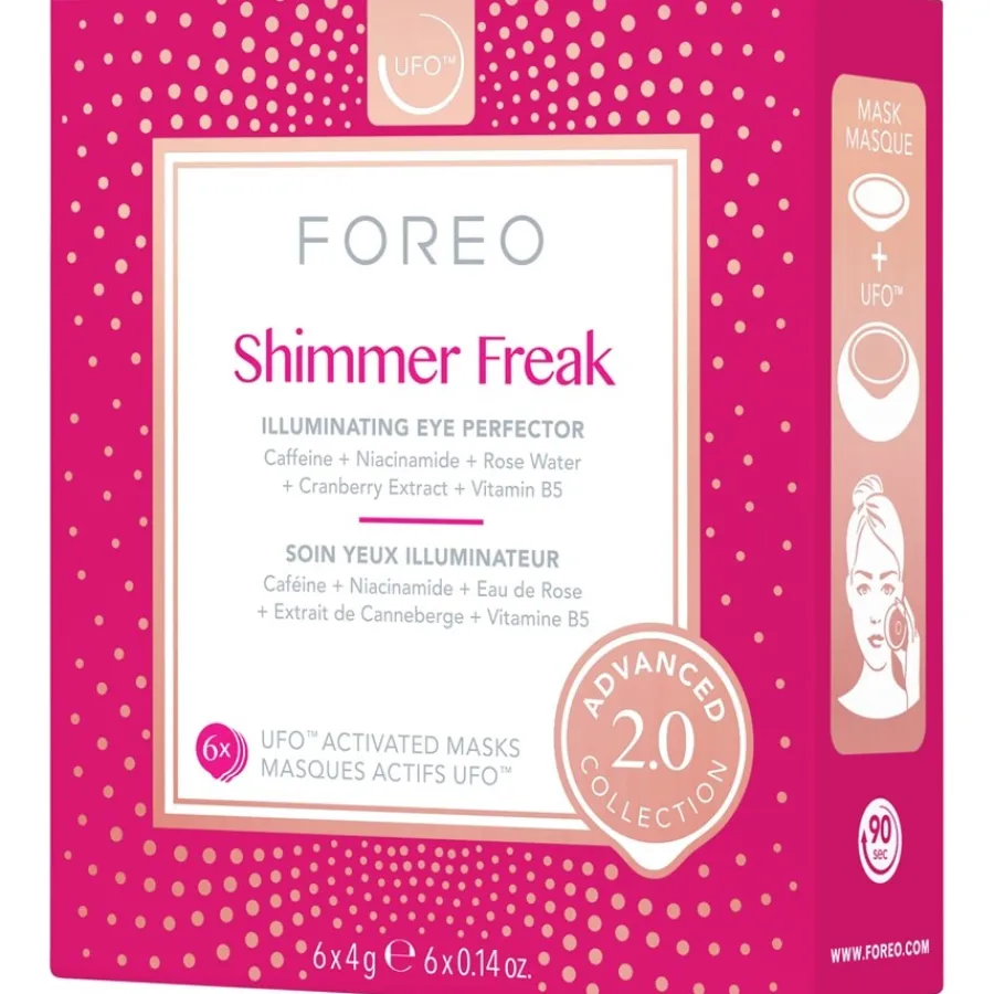 Foreo Maskenbehandlung UFO Maskenpads Shimmer Freak 2.0 von