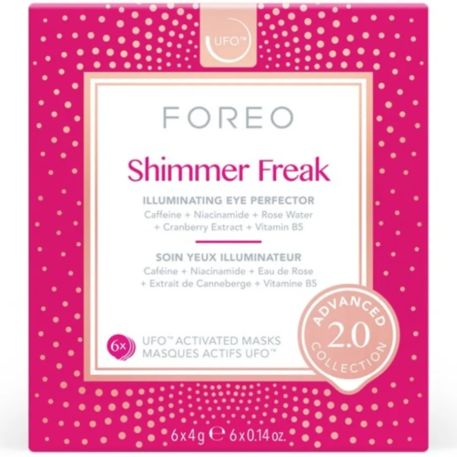 Foreo Maskenbehandlung UFO Maskenpads Shimmer Freak 2.0 von