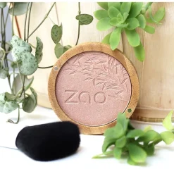 Zao Mineral Puder Bamboo Shine-up Powder von 310 Pink Champagne Sale