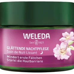 Weleda Nachtpflege Glättende Nachtpflege Wildrose & Weisser Tee Stärkt die Hautbarriere, mindert erste Fältchen von Outlet