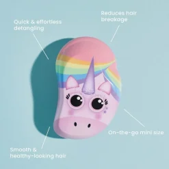 Tangle Teezer Original Mini - Hairbrush Pink Unicorn Straight & Curly Hair von Sale