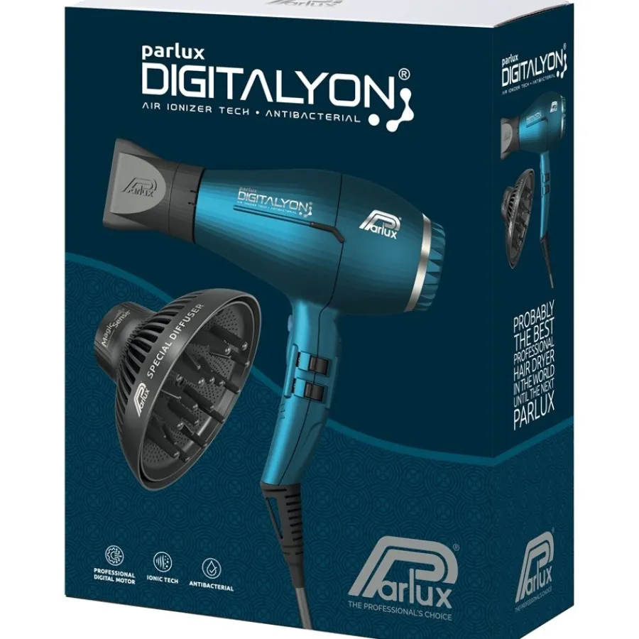 Parlux Digitalyon Blau mit Magic Sense Diffusor