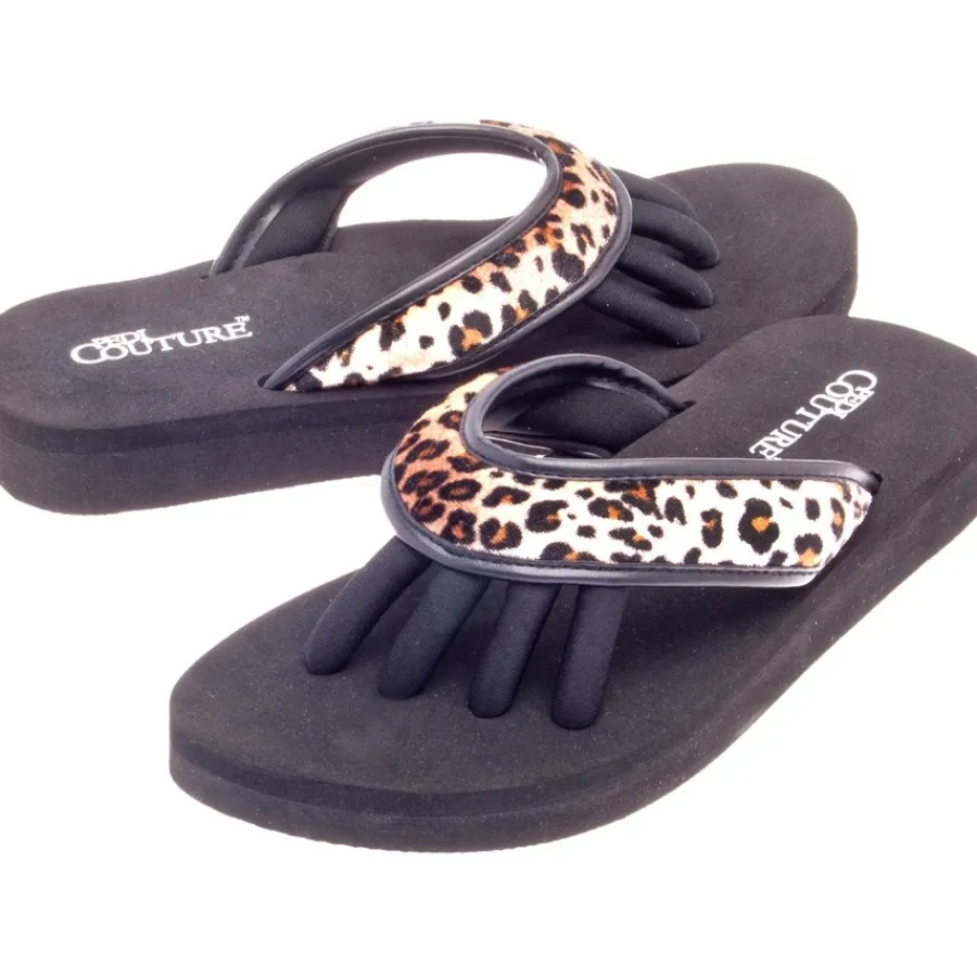 Pedi Couture Pediküre Sandalen Spa Wild Leopard von New