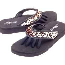 Pedi Couture Pediküre Sandalen Spa Wild Leopard von New