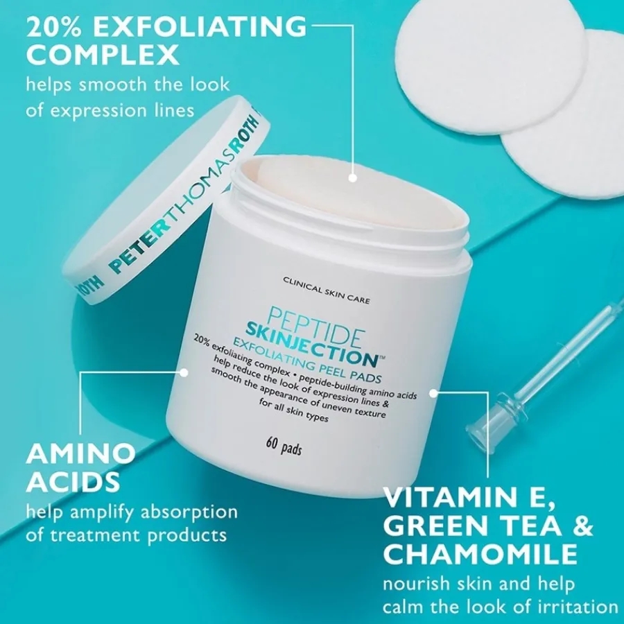 Peter Thomas Roth Peptide Skinjection Exfoliating Peel Pads von