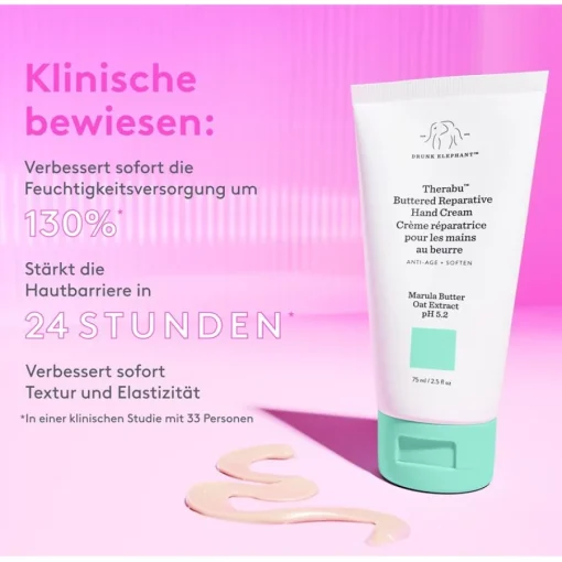 Drunk Elephant Pflege Therabu Buttered Reparative Hand Cream von