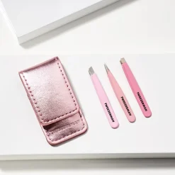 Tweezerman Pinzetten Micro Mini Tweezer Set Pink von