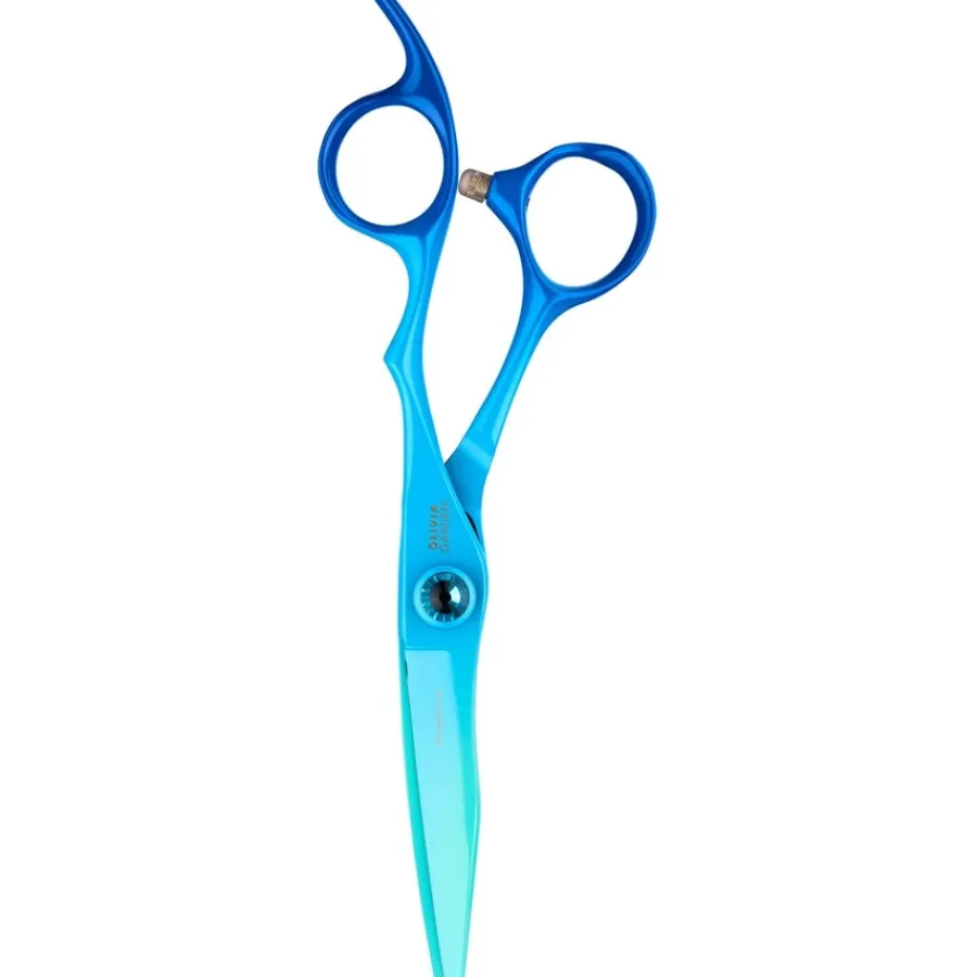 Olivia Garden PowerCut Haarschneideschere 5,5" RH Regenbogen-Blau von