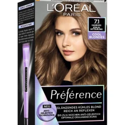 Lu2019Oru00E9al Paris Préférence Cool Blondes Haarfarbe von L’Oréal Paris 7.1 Hamburg/Ku00FChles Mittelblond Clearance