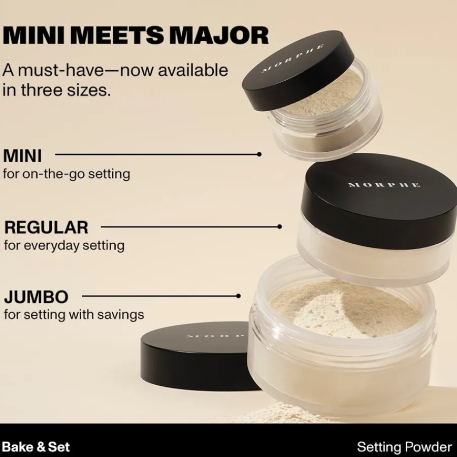 Morphe Puder Bake & Set Powder von New