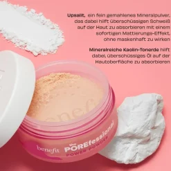 Benefit Puder The POREfessional Power Powder - Mattierendes loses Puder zum Fixieren von