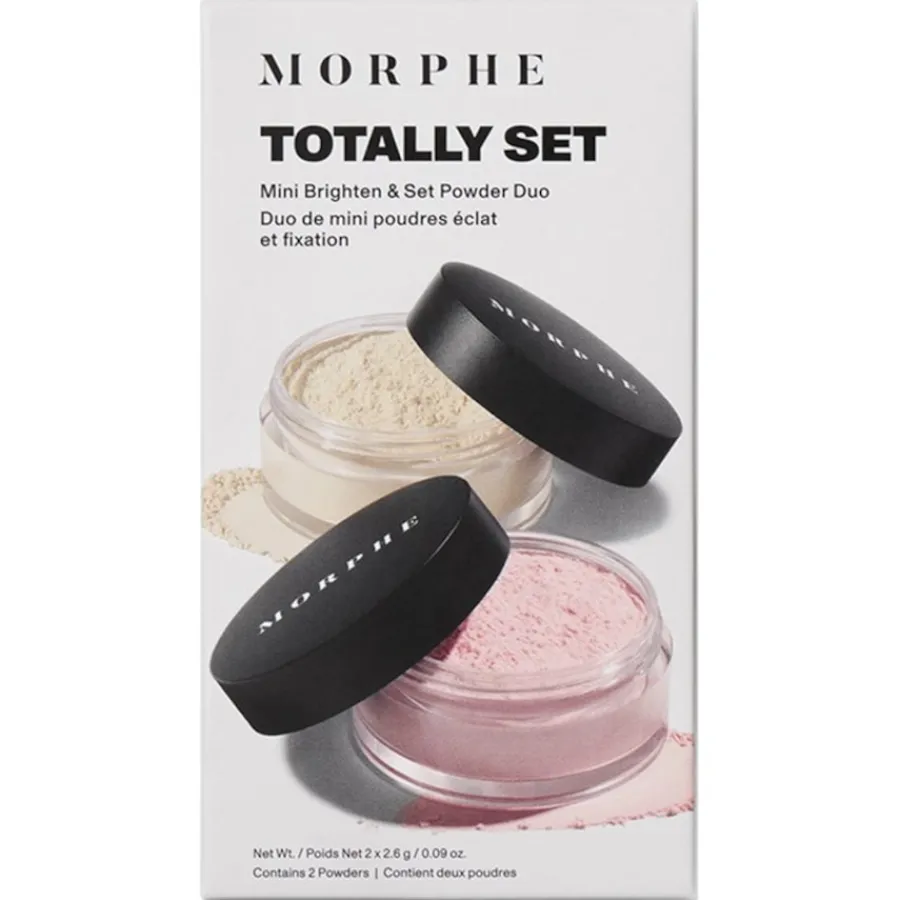 Morphe Puder Totally Set Mini Brighten & Set Powder Duo von