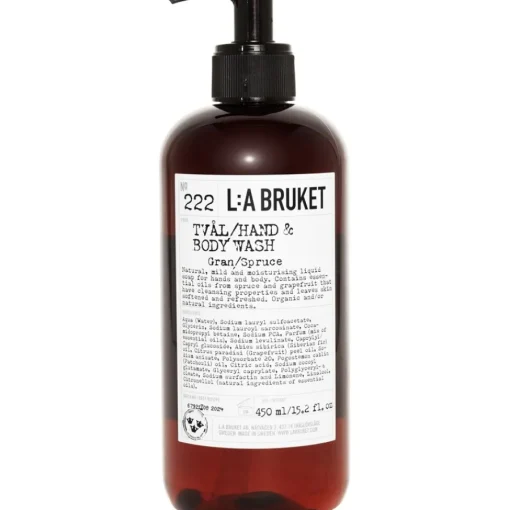 L:A BRUKET Reinigung 222 Hand & Body Wash Spruce von