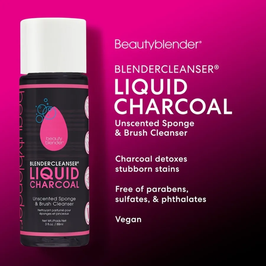 beautyblender Reinigung Cleanser Liquid Charocoal von