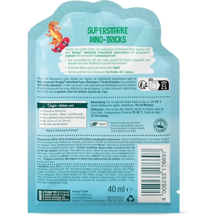 Kneipp Schaum- & Cremebäder Schaumbad Supersaurus Naturkind von Best