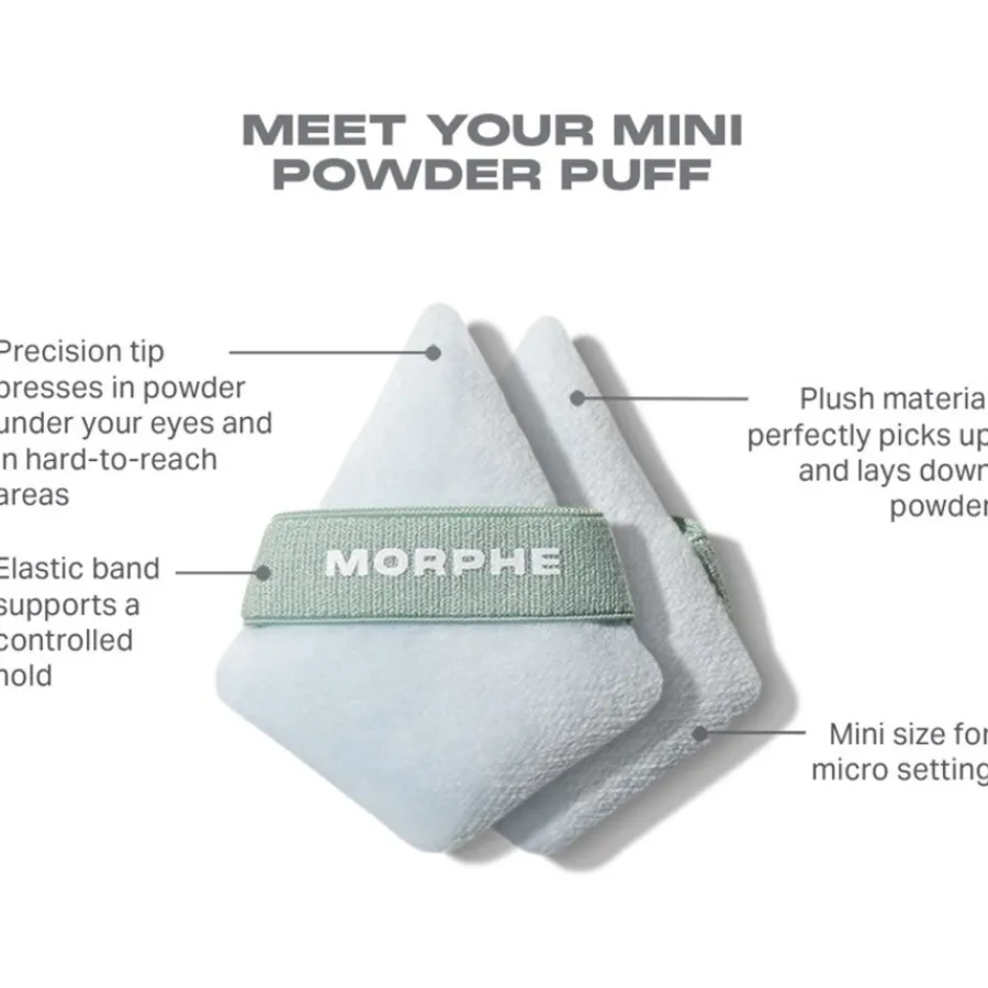 Morphe Schwämme Mini Powder Puff Trio von