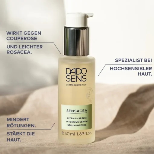 DADO SENS SENSACEA INTENSIVSERUM - bei hypersensibler Haut & Couperose von