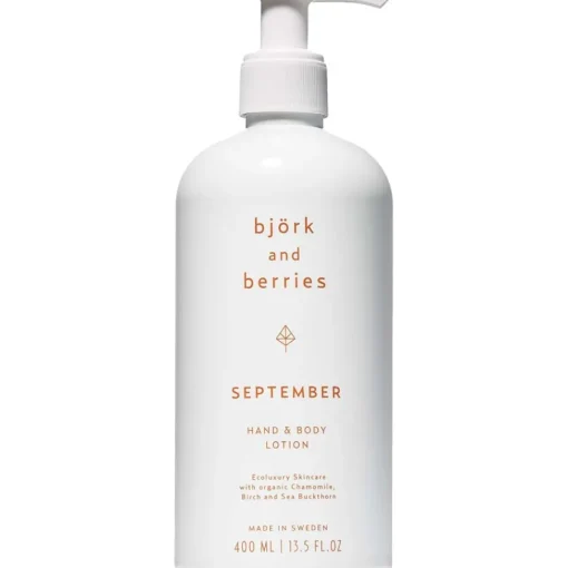 Bju00F6rk u0026 Berries September Hand & Body Lotion von Björk & Berries