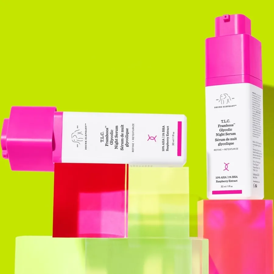 Drunk Elephant Serum T.L.C. Framboos™ Glycolic Night Serum von Clearance