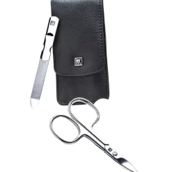 Zwilling Beauty Sets 3-tlg. Maniküre/Pediküre-Etui Schwarzem Rindleder von