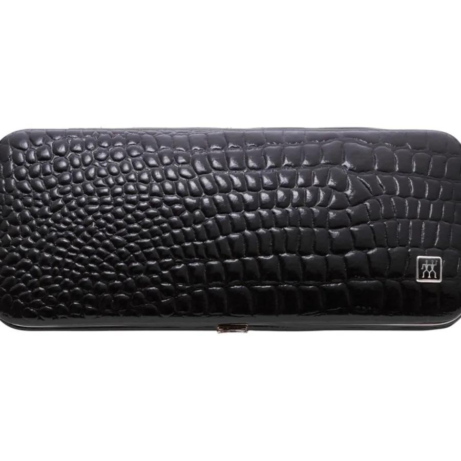 Zwilling Beauty Sets 5-tlg. Maniküre/Pediküre-Etui Schwarzem Echtleder von