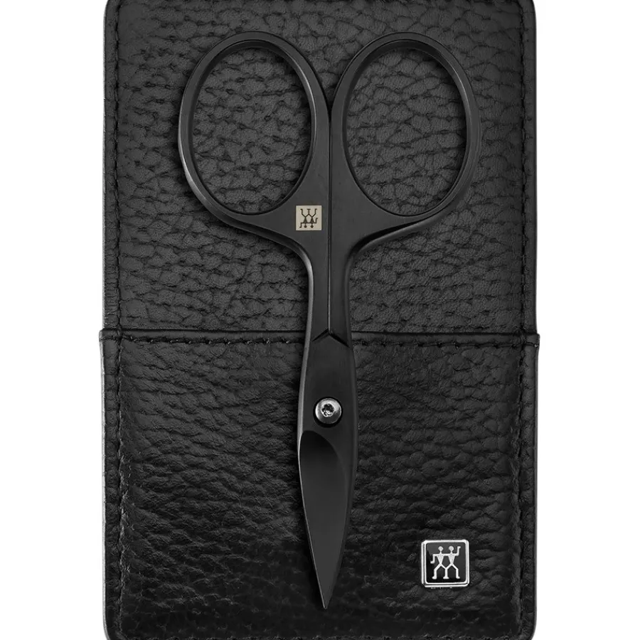 Zwilling Beauty Sets 3-tlg. Maniküre/Pediküre-Etui Schwarzem Rindleder von
