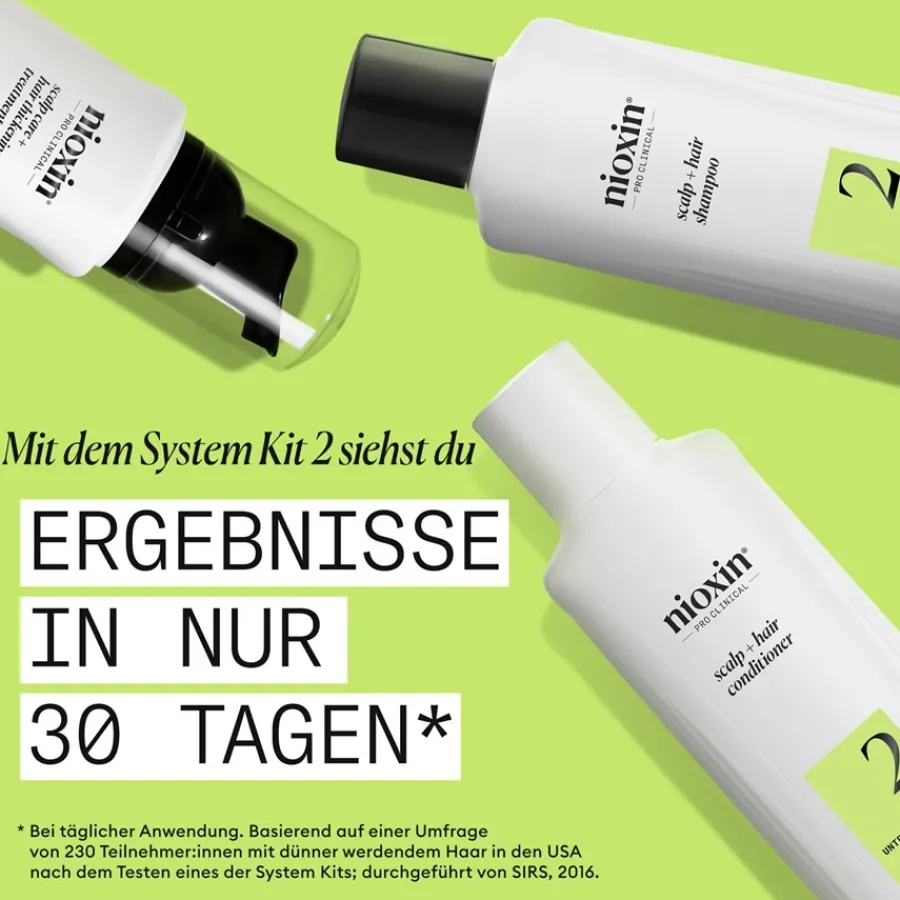 Nioxin Sichtbar dünner werdendes Haar Scalp & Hair Treatment Natural Hair Progressed Thinning von