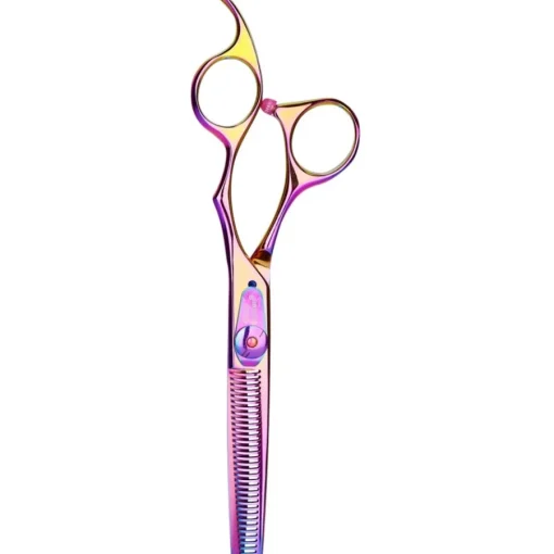Olivia Garden SilkCut Effilierschere Rainbow RH 6,0"  von Online