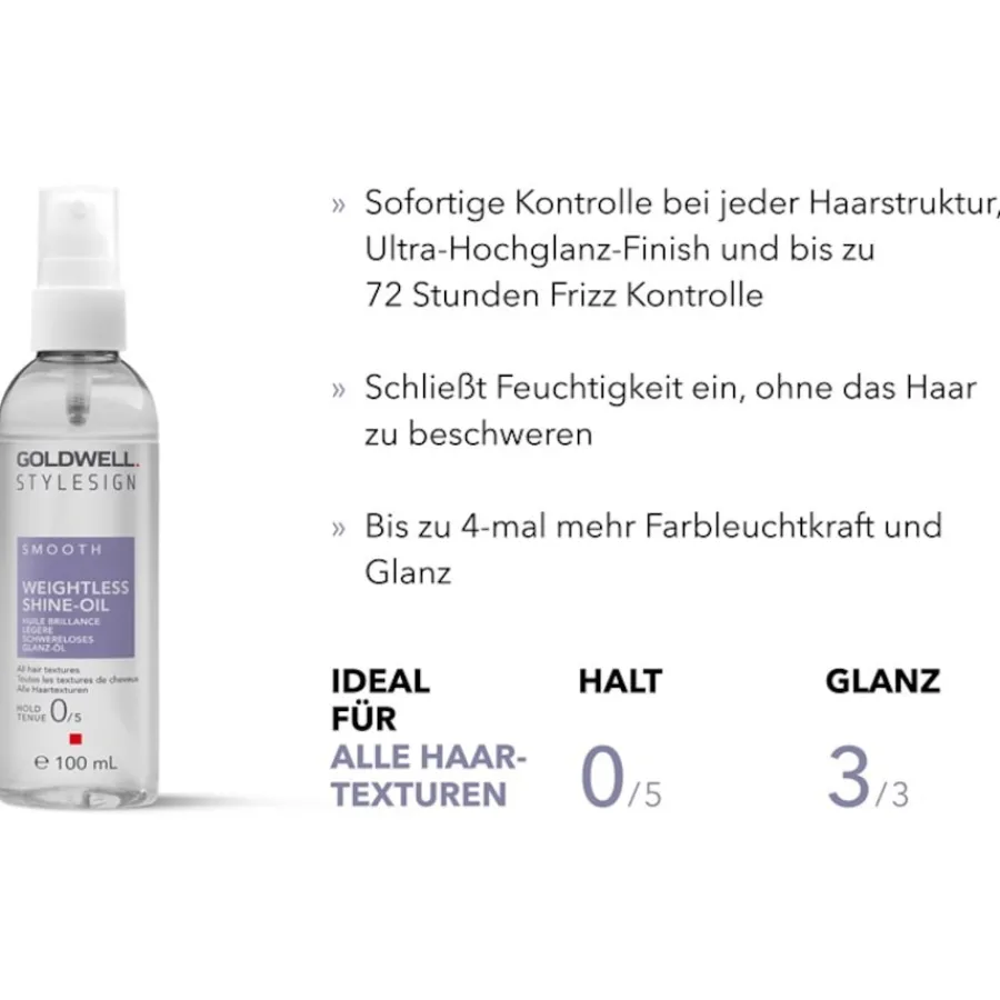 Goldwell Smooth Stylesign Smooth schwereloses Glanz-Öl von