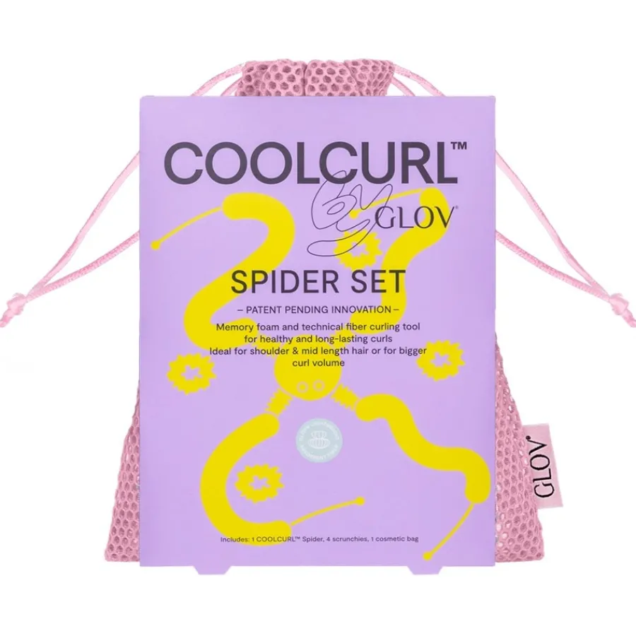 GLOV Spider Coolcurl™ Multi-Stab Hitzefreies Lockenwickler-Set Schwarz von Sale