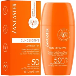 Lancaster Sun Sensitive Tinted Mattifying Fluid SPF50 von Sale
