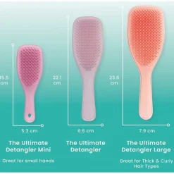 Tangle Teezer The Wet Detangler Ultimate Large - Peach Straight & Curly Hair von